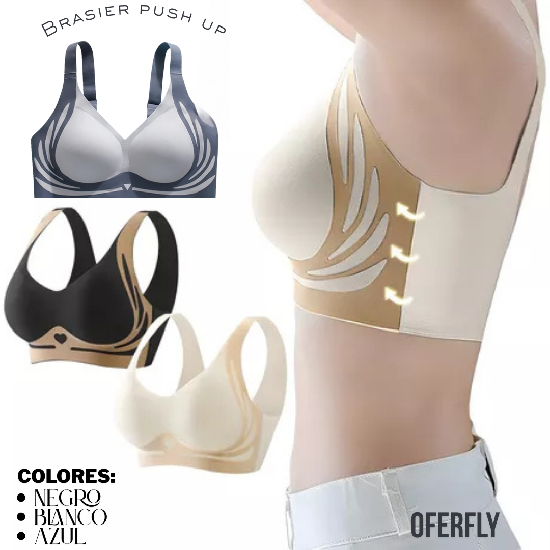 Sujetador push-up sin varillas antiflacidez
