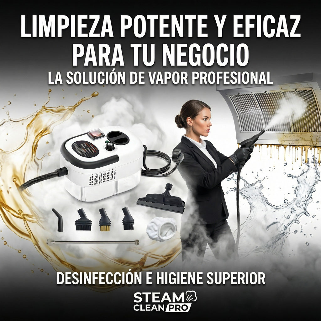 Máquina a vapor 4 en 1 para limpieza del hogar