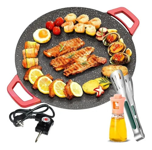 Sartén eléctrico de 36 cm con tapa