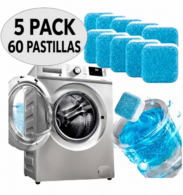 Pack de 60 pastillas de detergente para lavadora